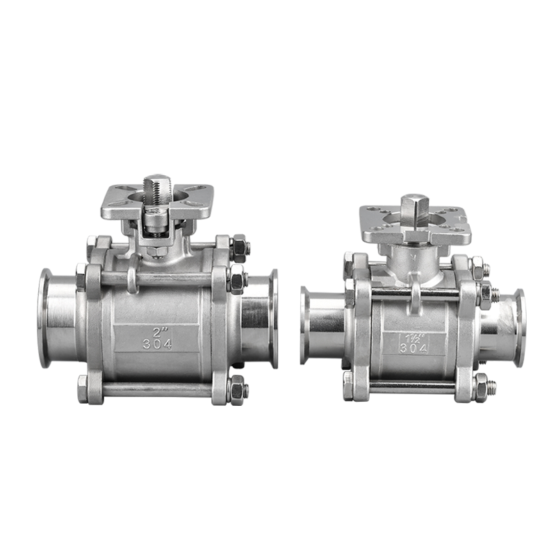 三片式快装高平台球阀